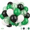 50PCS Black Green and White Balloons (Black Green White) 8.27 x 7.08 x 0.59 inches